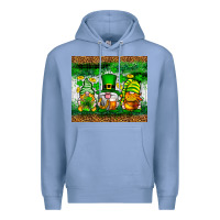 Colony Blue St. Patrick's Day gnomies tumbler St. Patricks Day Premium Hoodie - Neo Western