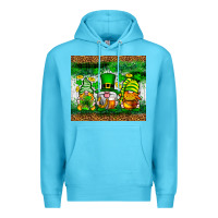 Ocean Blue St. Patrick's Day gnomies tumbler St. Patricks Day Premium Hoodie - Neo Western