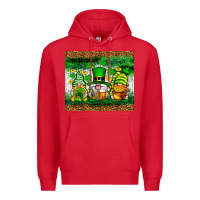 Red St. Patrick's Day gnomies tumbler St. Patricks Day Premium Hoodie - Neo Western