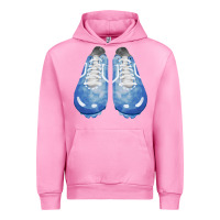 Fuchsia Pink blue cleats fa element Urban Hoodie - FaDigitalArtStudio