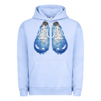 Pigment Grape Ice blue cleats fa element Urban Hoodie - FaDigitalArtStudio