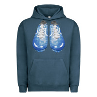 Pigment Midnight Navy blue cleats fa element Urban Hoodie - FaDigitalArtStudio