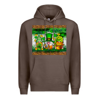 Coffee St. Patrick's Day gnomies tumbler St. Patricks Day Premium Hoodie - Neo Western