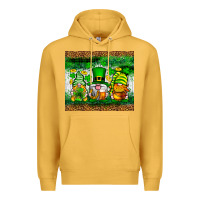 Mustard St. Patrick's Day gnomies tumbler St. Patricks Day Premium Hoodie - Neo Western