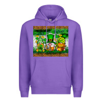Purple St. Patrick's Day gnomies tumbler St. Patricks Day Premium Hoodie - Neo Western