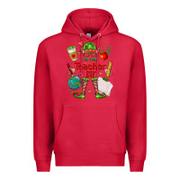 Cardinal im the teacher elf Premium Hoodie - FaDigitalArtStudio