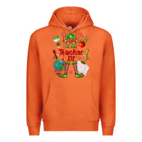 Carrot im the teacher elf Premium Hoodie - FaDigitalArtStudio