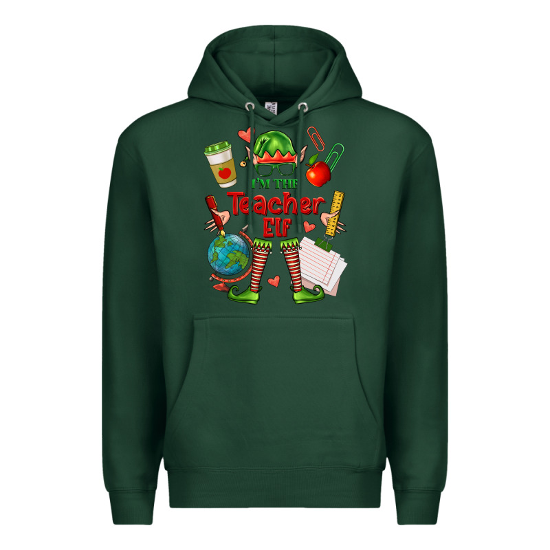 Im The Teacher Elf Premium Hoodie by FaDigitalArtStudio | Teevron