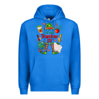 True Royal im the teacher elf Premium Hoodie - FaDigitalArtStudio