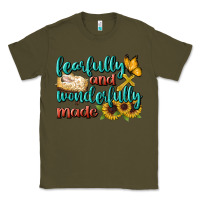 Army Green Fearfully And Wonderfully Made Classic Tee - BundleAndBundleShop