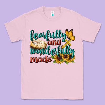 Fearfully And Wonderfully Made Classic Tee Designed By Bundleandbundleshop