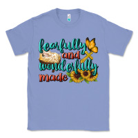 Colony Blue Fearfully And Wonderfully Made Classic Tee - BundleAndBundleShop