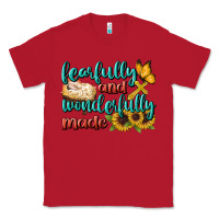 Red Fearfully And Wonderfully Made Classic Tee - BundleAndBundleShop