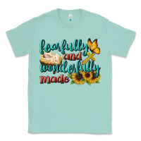 Seafoam Fearfully And Wonderfully Made Classic Tee - BundleAndBundleShop