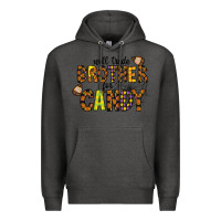 Charcoal Heather Will Trade Brother For Candy Premium Hoodie - CowhideDigitalArt