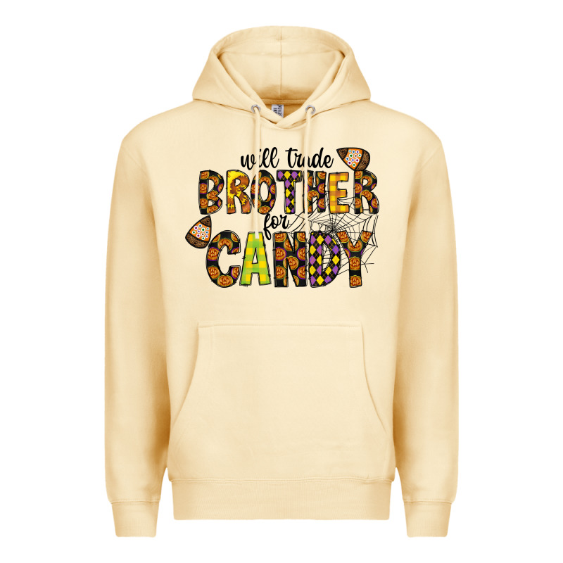Will Trade Brother For Candy Premium Hoodie by CowhideDigitalArt | Teevron