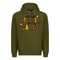 Army Green Will Trade Brother For Candy Premium Hoodie - CowhideDigitalArt