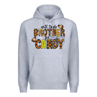 Heather Grey Will Trade Brother For Candy Premium Hoodie - CowhideDigitalArt