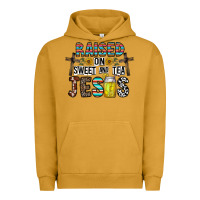 Pigment Peanut Butter raised on sweet and tea jesus Urban Hoodie - CowhideDigitalArt