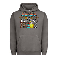 Pigment Tornado raised on sweet and tea jesus Urban Hoodie - CowhideDigitalArt