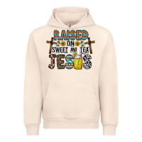 Sandshell raised on sweet and tea jesus Urban Hoodie - CowhideDigitalArt