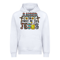 White raised on sweet and tea jesus Urban Hoodie - CowhideDigitalArt