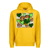 Lemon St. Patrick's Day hearts tumbler Premium Hoodie - Neo Western