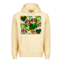 Pina Colada St. Patrick's Day hearts tumbler Premium Hoodie - Neo Western