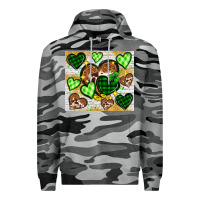 Slate Camo St. Patrick's Day hearts tumbler Premium Hoodie - Neo Western