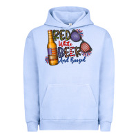 Pigment Grape Ice red white beer and boozed Urban Hoodie - CowhideDigitalArt