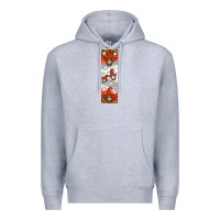 Heather Grey volleyball penwraps Premium Hoodie - HRA Design Shop
