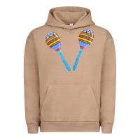 Pigment Burro blue maracas Urban Hoodie - FaDigitalArtStudio