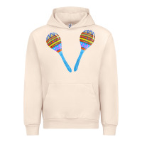 Sandshell blue maracas Urban Hoodie - FaDigitalArtStudio