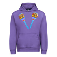 Tulip blue maracas Urban Hoodie - FaDigitalArtStudio