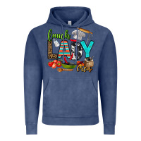 Vintage Denim lunch lady crew Vintage Hoodie - AdoDesignShop