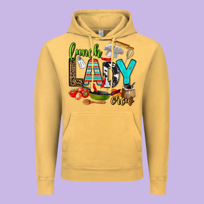 Lunch Lady Crew Vintage Hoodie Designed By Adodesignshop