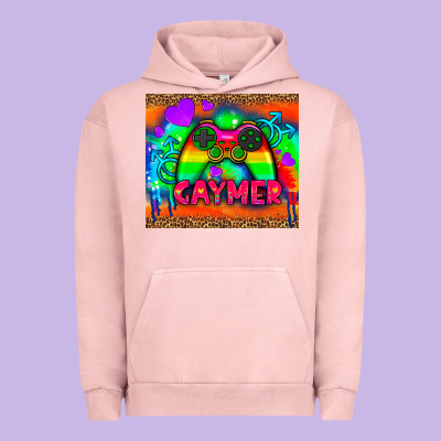 Lgbtq Gaymer And Gender Symbol Tumbler Urban Hoodie Designed By Hra Design Shop