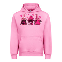 Fuchsia Pink breast cancer afro gnomies Urban Hoodie - FaDigitalArtStudio