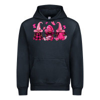 Navy breast cancer afro gnomies Urban Hoodie - FaDigitalArtStudio