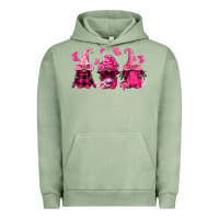 Pigment Oil Green breast cancer afro gnomies Urban Hoodie - FaDigitalArtStudio