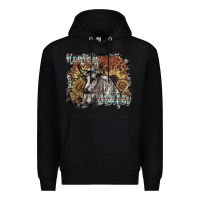 Black howdy heifer Premium Hoodie - SublimationCraftShop
