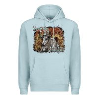 Blue Mist howdy heifer Premium Hoodie - SublimationCraftShop