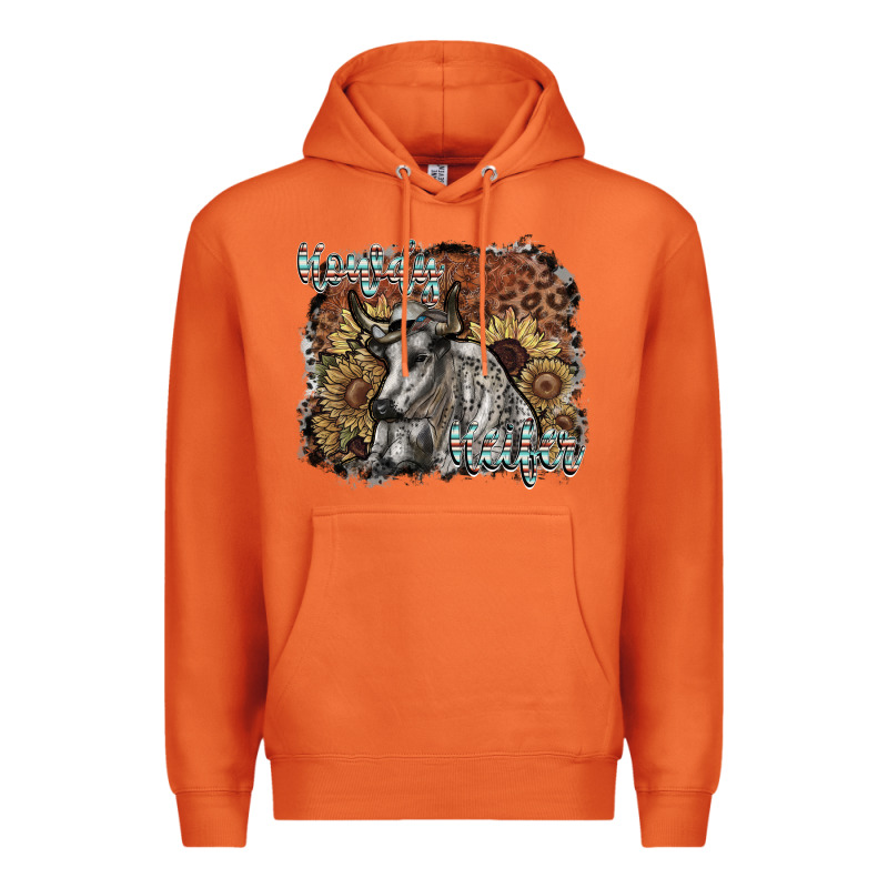 Howdy Heifer Premium Hoodie by SublimationCraftShop | Teevron