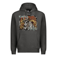 Charcoal Heather howdy heifer Premium Hoodie - SublimationCraftShop