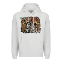Dove Grey howdy heifer Premium Hoodie - SublimationCraftShop