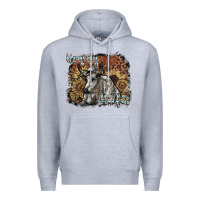 Heather Grey howdy heifer Premium Hoodie - SublimationCraftShop