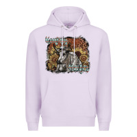 Lilac howdy heifer Premium Hoodie - SublimationCraftShop