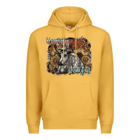 Mustard howdy heifer Premium Hoodie - SublimationCraftShop