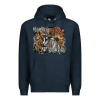 Navy howdy heifer Premium Hoodie - SublimationCraftShop