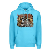 Ocean Blue howdy heifer Premium Hoodie - SublimationCraftShop